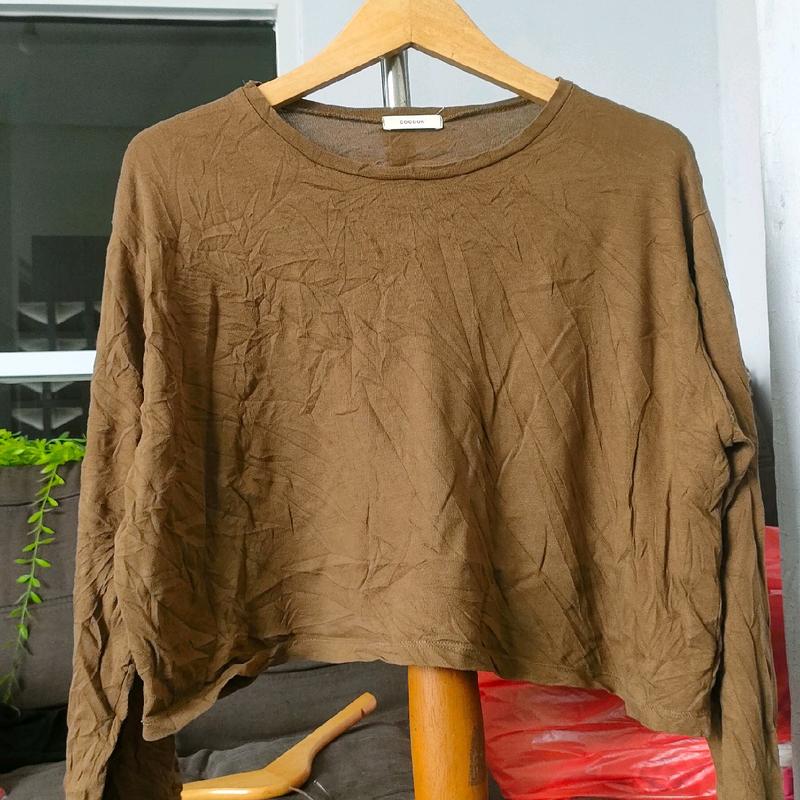 ATASAN LENGAN Putih Hitam Polos 1