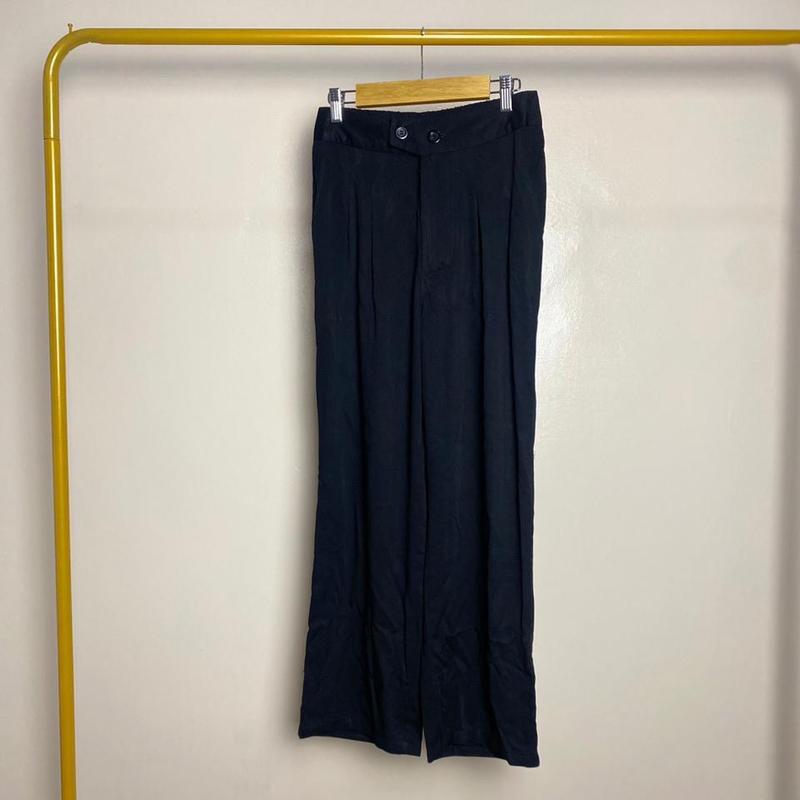 Rayya loose pants rayon all size fit to 75kg Kancing Karet Kulot Celana Wanita 4
