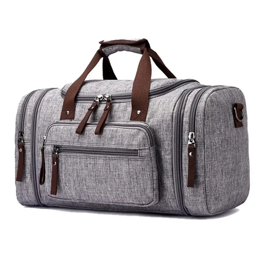 Túi Xách Du Lịch Size TO Nam Kakapo Nhung Đeo Vai Len Bag