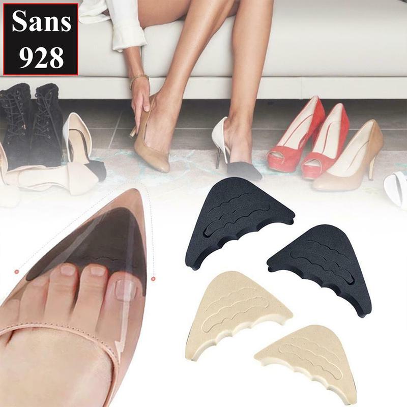 Miếng lót mũi giày cao gót Sans928 đệm lot giầy độn su non chống rộng trơn trượt nứt da đau giảm size êm chân 8