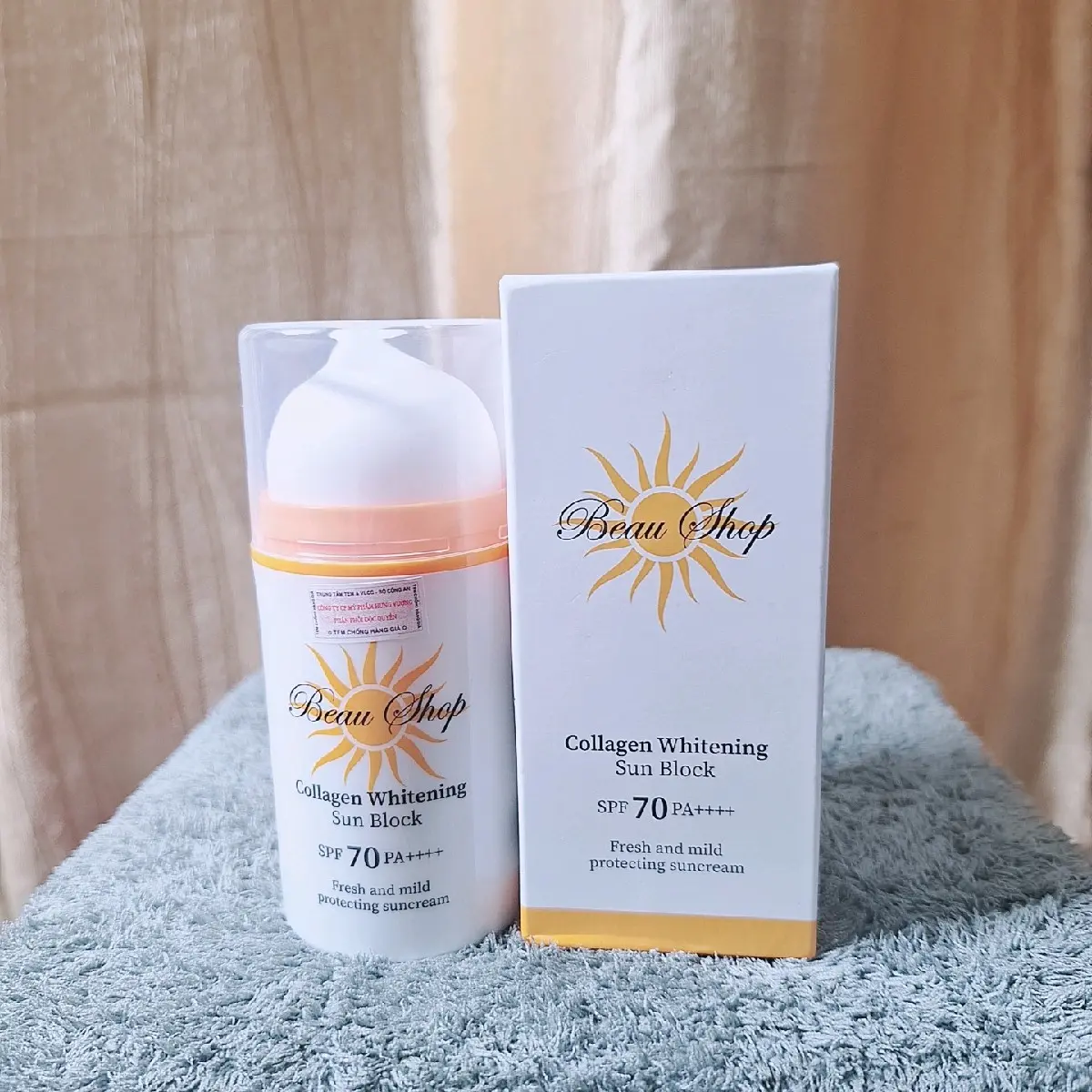 kem Chống nắng collagen 70+++