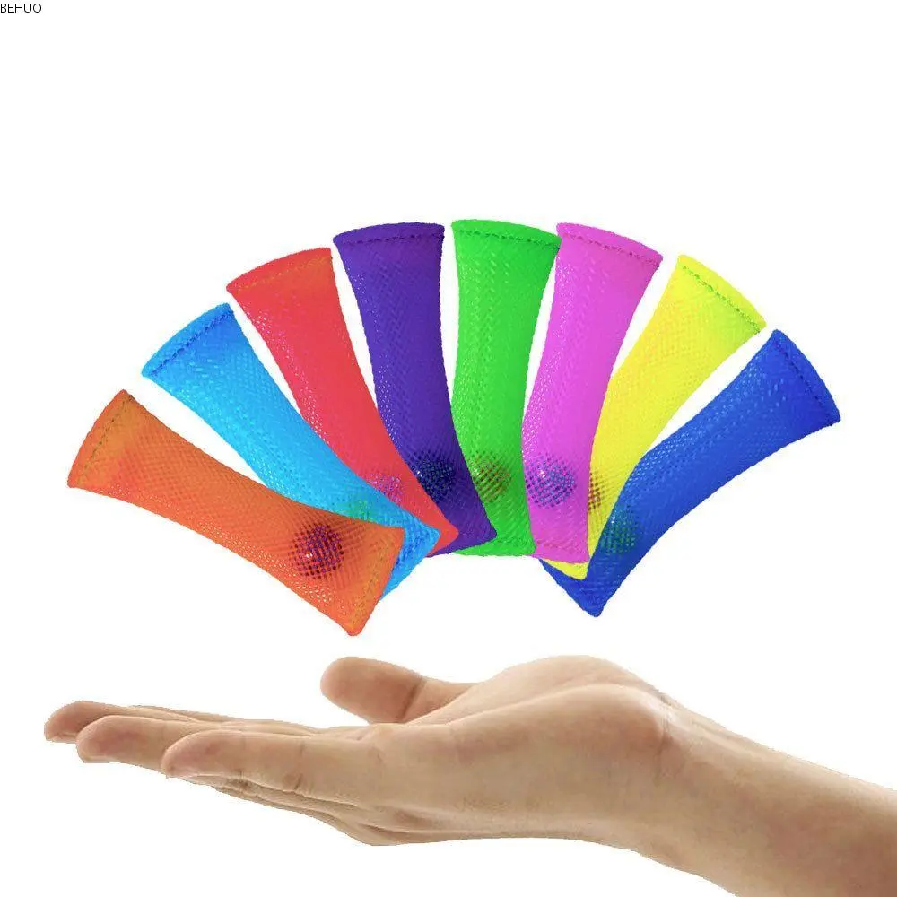 BEHUO 1PC Children Relieve Stress Adults Fidgets Braided Mesh Sensory Toys Increase Focus Hand Fidget Toys