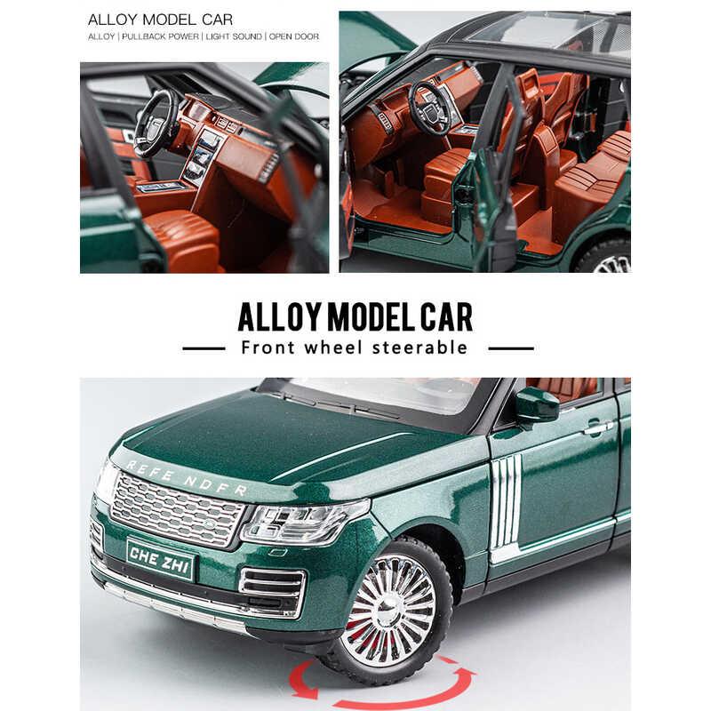 Product Introduction of Mô Phỏng Xe Ô Tô Land Range Rover Suv, 1 Mô Hình 24 Kích Thước, Âm Thanh Và Ánh Sáng Kéo Lùi, Đồ Trang Trí Bộ Sưu Tập Hợp Kim, Thích Hợp Cho Bé Trai, Đồ Chơi Ô Tô, Tuyệt Vời Làm Quà Tặng Toy 16