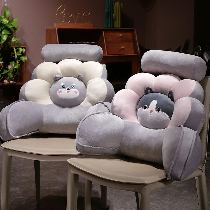 Product Introduction of Flower Office Waist Cushion Cushion Waist Support Long-Sitting Artifact Waist Support Pillow Chair Sofa Seat Back Cushion 16
