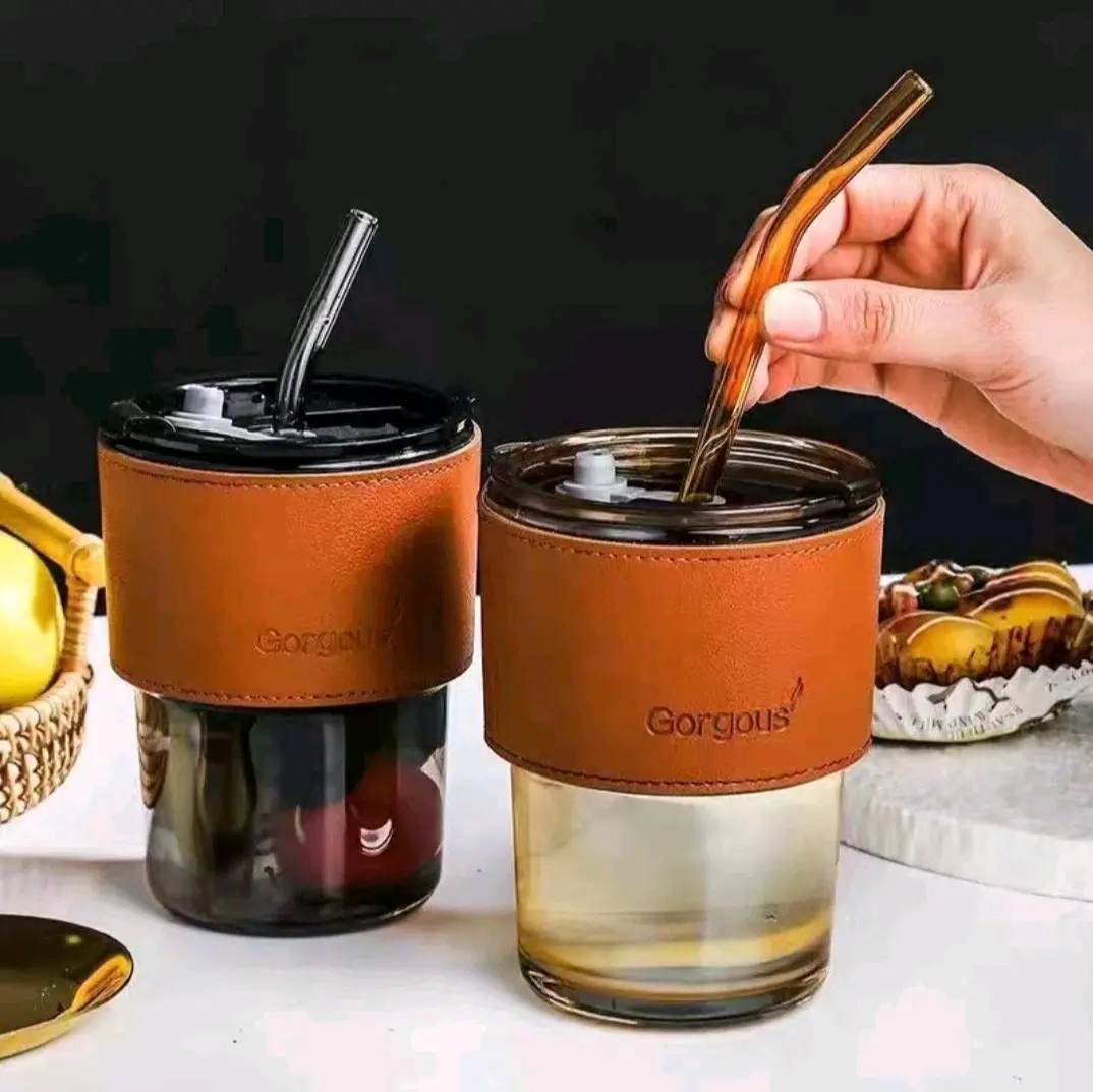 GELAS KACA TUMBLER AESTHETIC SOUVENIR VIRAL - GORGOUS