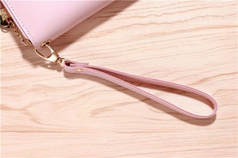 Product Introduction of New Wallet Women's Long Large Capacity Mobile Phone Bag Clutch Girl Student Multiple Card Slots Zipper Bag Wallet 8