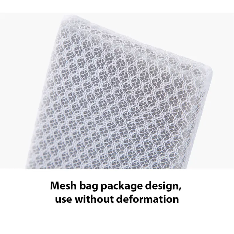 Miếng Bọt Biển Làm Sạch Gia Đình, 5 Cái, Miếng Cọ Rửa, Dày, Vải Làm Sạch, Dụng Cụ Vệ Sinh Nhà Bếp Gia Đình, Phụ Kiện Rửa Bát Rửa Chén 3