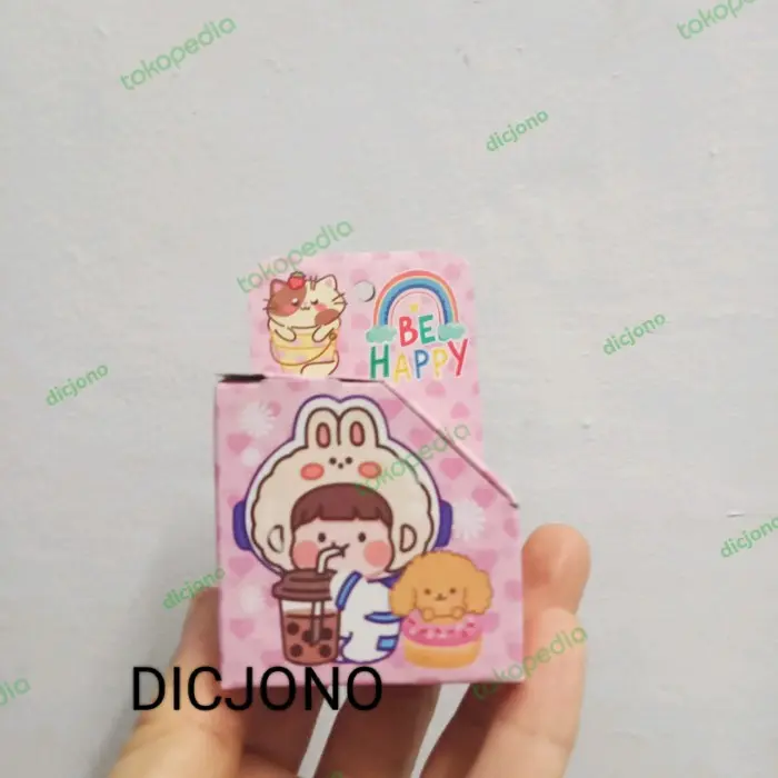 Mainan Edukasi Rolling Stiker Karakter Momo Korea 1
