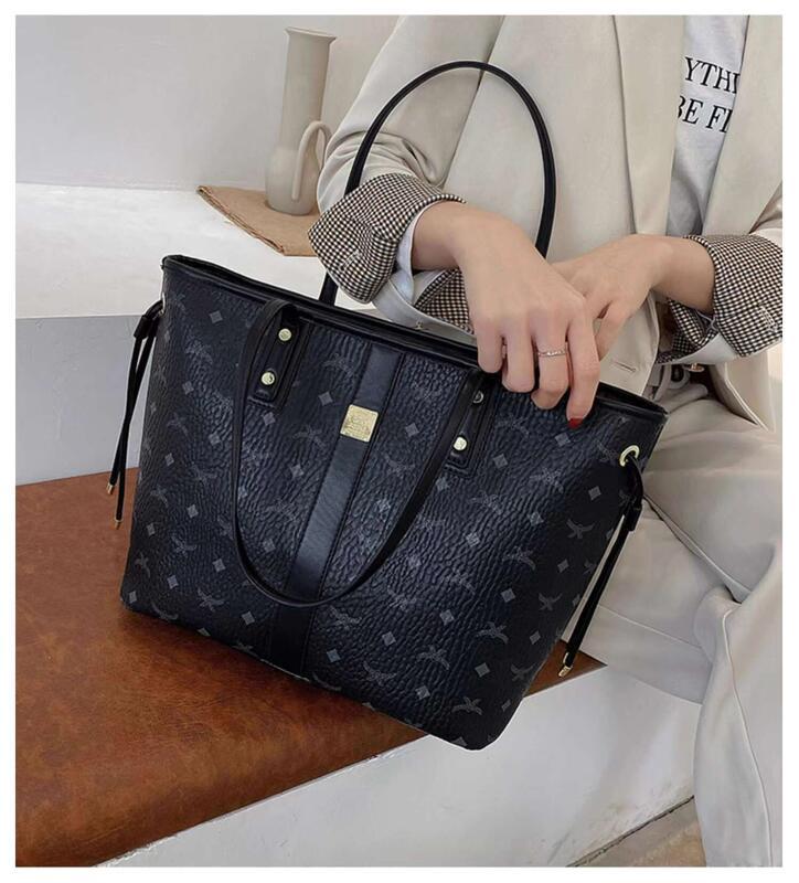 Product Introduction of 2024 New Tote Handheld Bun Mother Female Large Capacity Shoulder Versatile Trendy Two Piece Commuter Bag 10