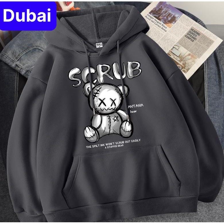 ([MIỄN PHÍ GIAO HÀNG] ) [ HÀNG ĐẸP ] ÁO KHOÁC HOODIE NAM NỮ GẤU SCRUB CHẤT NỈ DÀY PHOM FORM RỘNG CHỐNG NẮNG, NÓNG ĐÔNG HÈ PHONG CÁCH HOT TREND- -NGÂN NGÂN 2