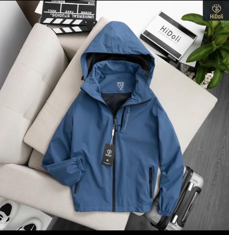 Áo khoác nam, nữ HIDOLI Menswear Jacket chống nước, chống bụi, mũ tháo rời 1