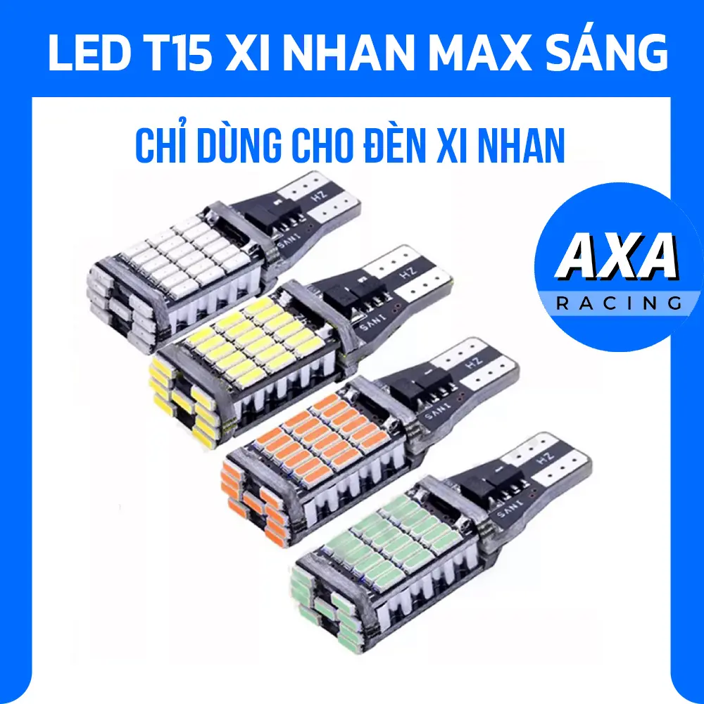 Đèn LED T15 lắp xi nhan xe máy - 45smd DC12v max sáng