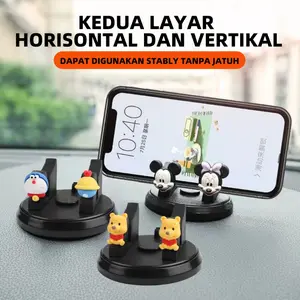 Dudukan Ponsel Mobil Kartun Lucu Dudukan Kreatif Penyangga Angsa Aksesori Car Unik