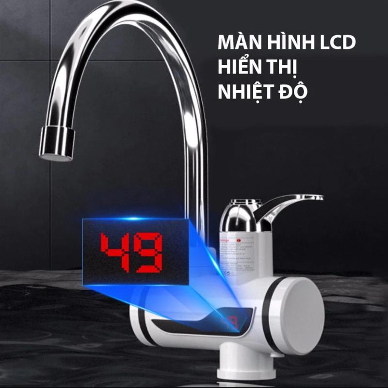 Máy Nước Nóng Lạnh Trực Tiếp Cao Cấp có Màn Hình LED Hiển Thị Nhiệt Độ Bể Chống Rò Rỉ Tiết Kiệm Điện 40%