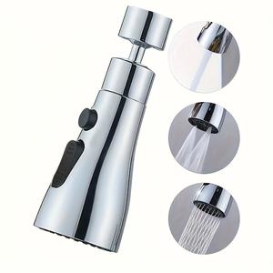 Aerador de fregadero con 3 modos de rociado, accesorio rociador de fregadero giratorio 360 grados, extensor de grifo de cocina, accesorio rociador de lavabo