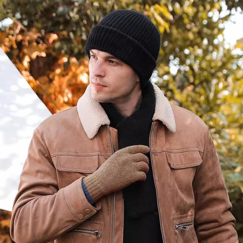 Product Introduction of 2 In 1 Unisex Winter Warm Knit Beanie Hat, 1 Count Outdoor Cycling Casual Windproof Mask For Men & Women, Multifunctional Beanie Hat For Outdoor Cycling Skiing 2