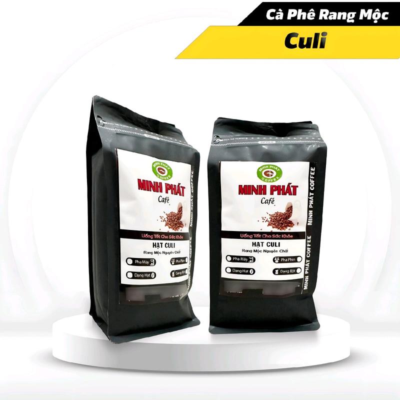Cà phê nguyên chất. 1kg Cafe Culi đậm đà gu mạnh - Minh Phát coffee