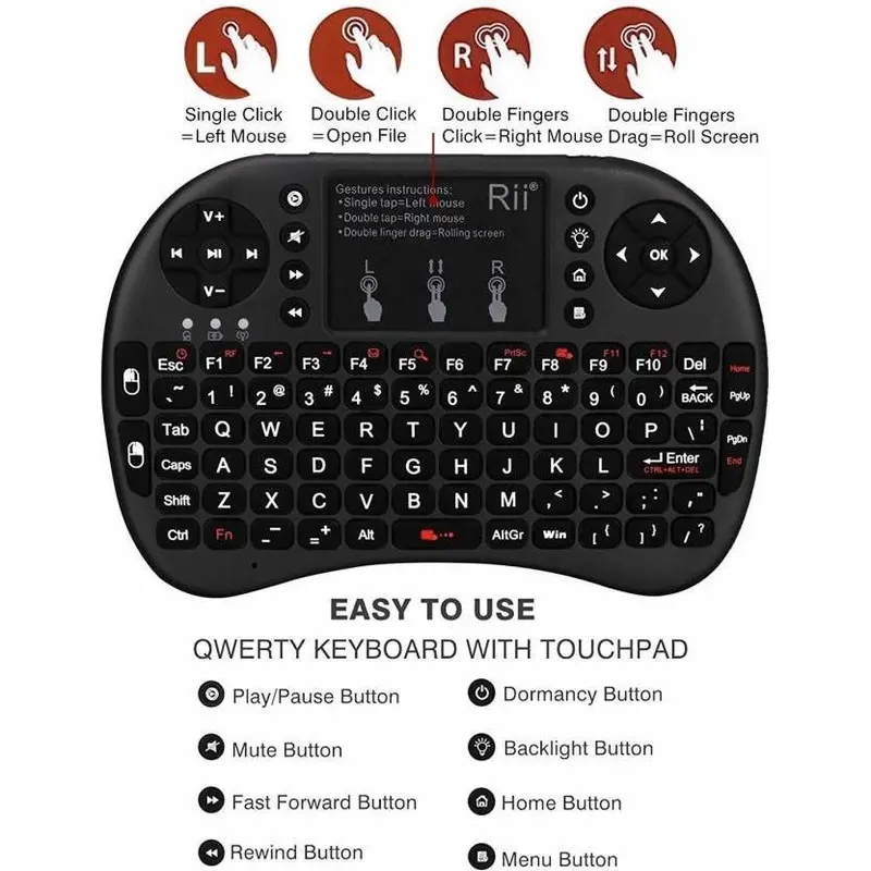 Keyboard Smart Android Tv Box STB 2