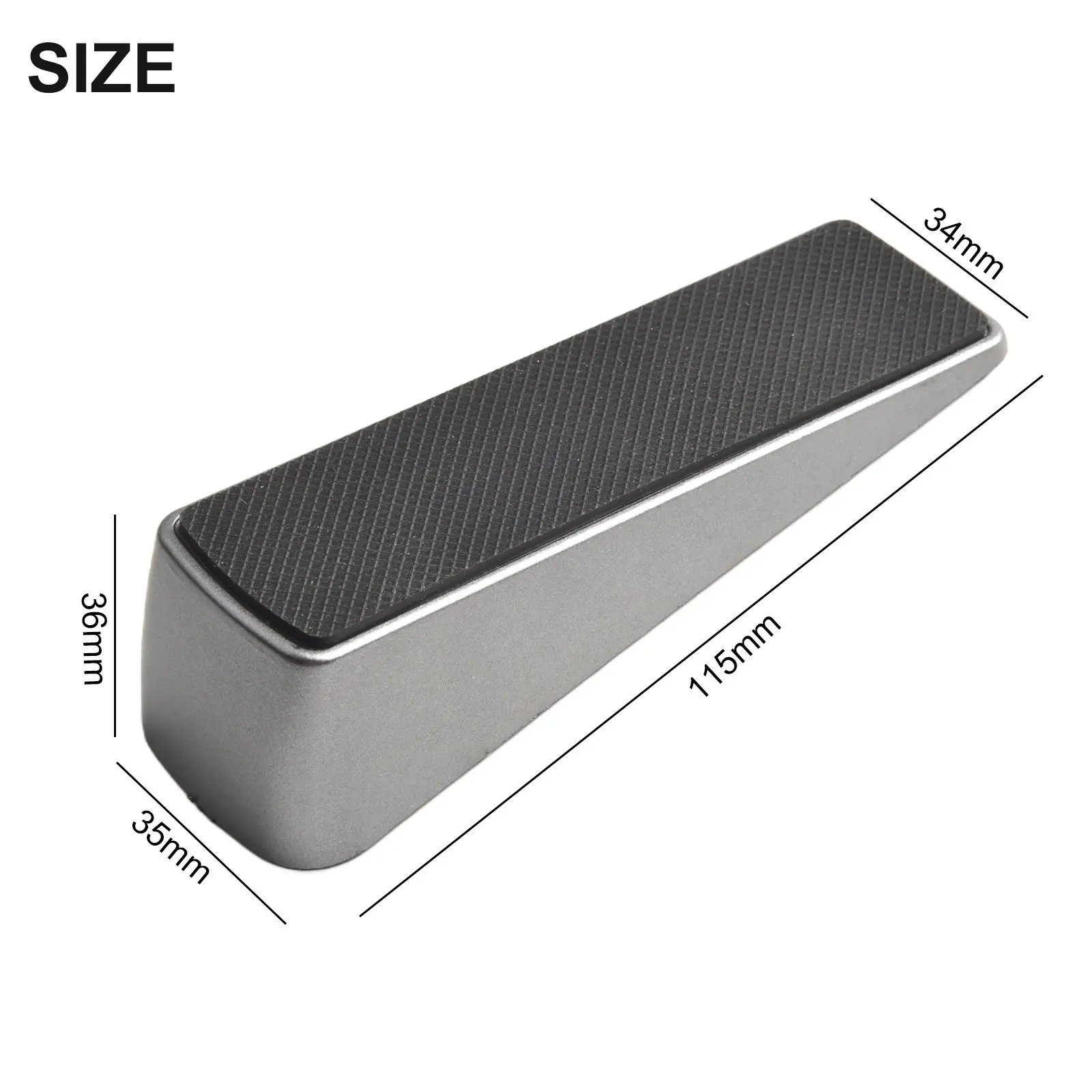 Strongest Large Door Stopper - Heavy Duty Tall Door Stop Wedge Door Stoppers