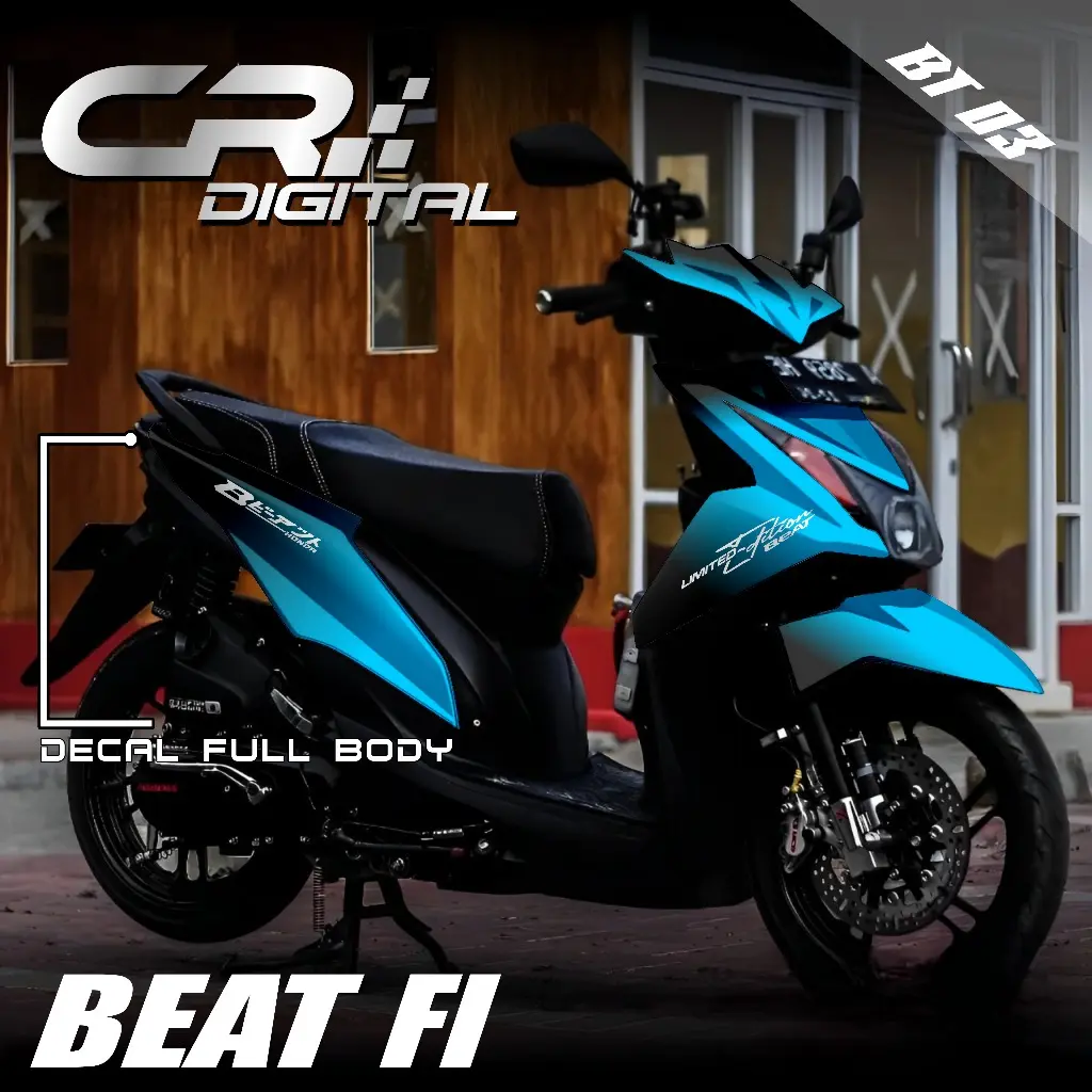 Decal Sticker Full Body Beat fi Old Lama 2013 2014 2015 2016 Stiker Beat FI old Beat Limited Edition Gradasi Bunglon