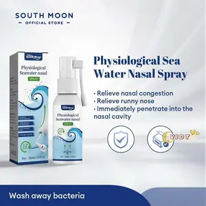 <ready>South Moon Sinusitis Semprot Hidung30ml Sinusitis Polip Hidung Semprotan Rinitis Air Laut Fisiologis Semprotan Sinus Sinusitis Pengobatan Hidung Tersumbat Sinusitis Rinitis Pilek Pencegahan Sakit Kepala Hidung Tersumbat Semprotan Hidung