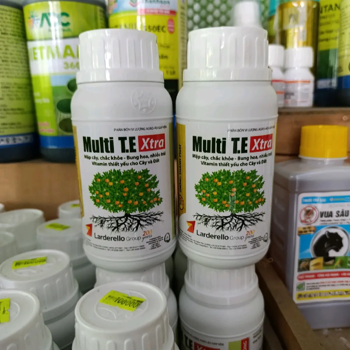 Multi T.E Xtra giúp mập cây, chắc khoẻ, bung hoa, nhiều trái. Vitamin thiết yếu cho cây và đất