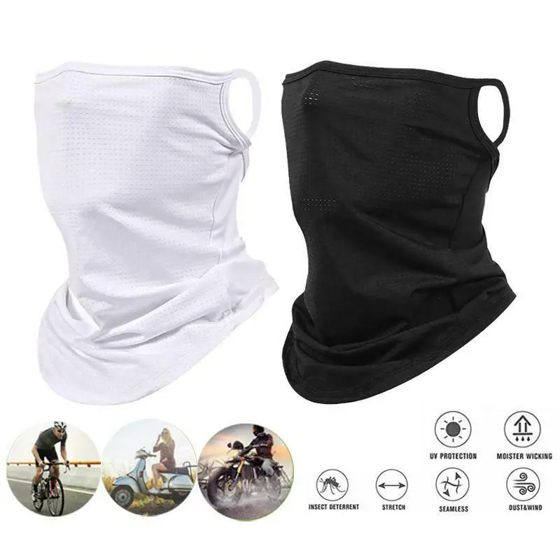 Khăn Rằn Mùa Hè Cho Nam Và Nữ, Mặt Nạ Tam Giác Treo Tai, Đạp Xe, Săn Bắn, Đi Bộ Đường Dài, Câu Cá, Trượt Tuyết, Thể Thao Ngoài Trời, Giữ Ấm Cổ, Khăn Quàng Cổ