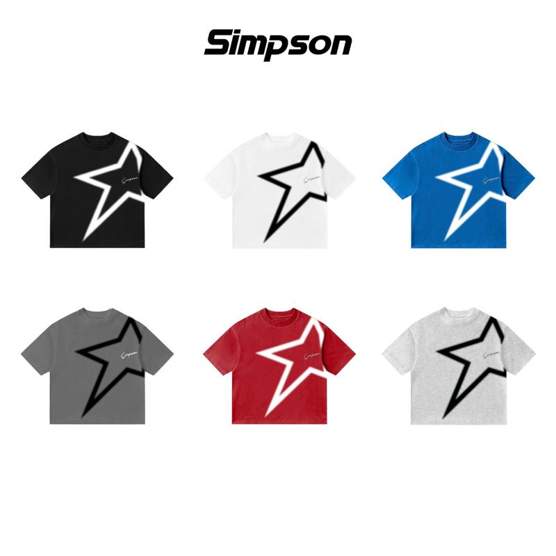 Áo Thun Boxy In KTS Ngôi Sao SIMPSON Local Brand Unisex Nam Nữ Oversize - TS18