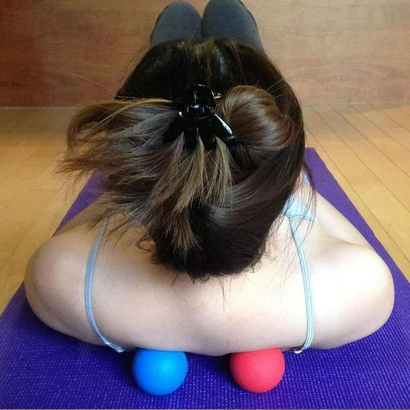 Product Introduction of TPE Fascia Ball Lacrosse Muscle Relaxation Exercise Sports Fitness Yoga Peanut Massage Ball 20