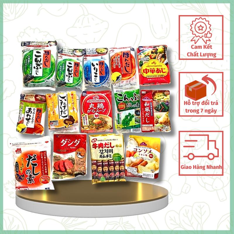 Bột Hạt nêm Nhật các loại cho bé ăn dặm giúp bé phát triển toàn diện ăn dặm kiểu Nhật Gia Vị