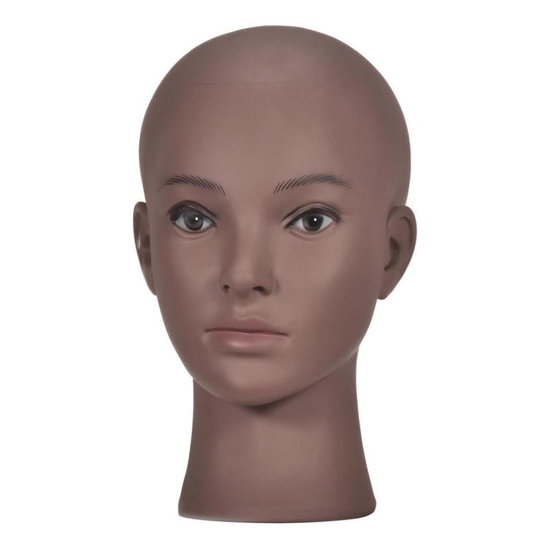 Cosmetology Wig Making Training Bald Mannequin Head Model Stand Rack,Durable Materials 0