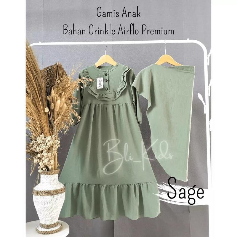 Product Introduction of Gamis Anak Perempuan Terbaru Bahan Crinkle Premium Airflow 23