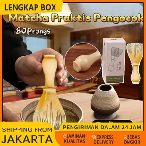 Pengocok Matcha Praktis Resin / Matcha Whisk Plastic / Homelab Pengaduk Matcha Plastik / Bubuk Kopi Teh Hijau Sikat Alat Penggiling Sikat Sikat