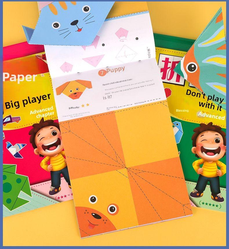 Product Introduction of Creative Origami Book 3D Paper Airplane Craft Kit For Kids Children Age 5-12 Educational STEM DIY Art Projects Step By Step Tutorials With Colorful Paper Sheets Indoor Rainy Day Activities Creative Fun Learning Toys 16