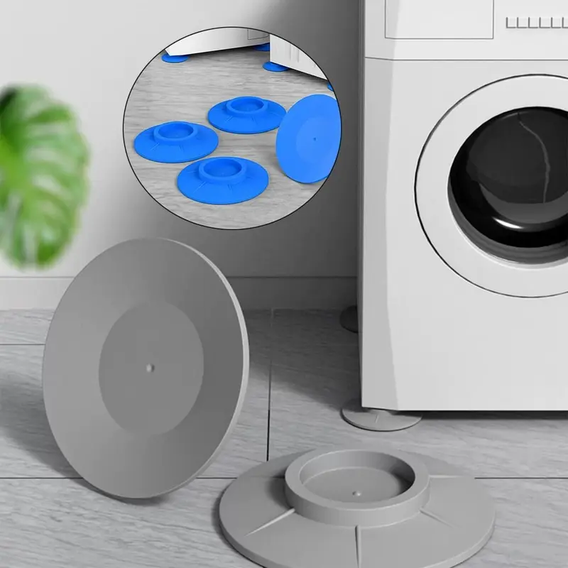 Đệm Chống Sốc Máy Giặt, 4 Cái / bộ, Không trơn trượt, Đệm Thông Dụng Bằng Cao Su, Đàn Hồi, Thảm Chống Rung, Thích Hợp Để Sử Dụng Hữu Ích 0