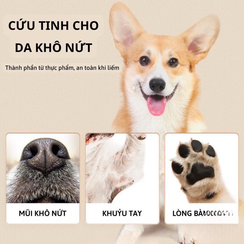 Sáp dưỡng da chân, đệm bàn chân, mũi làm mềm, chống khô nứt nẻ cho chó mèo - Hàng cao cấp 0