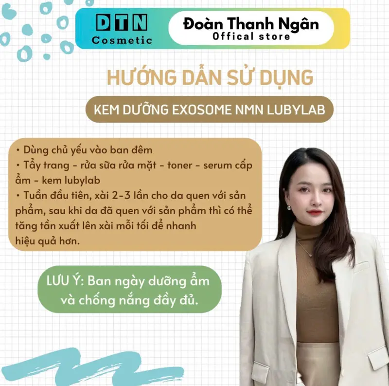 [ Lubylab ]  Kem dưỡng exosome NMN Spicule 80ml 1