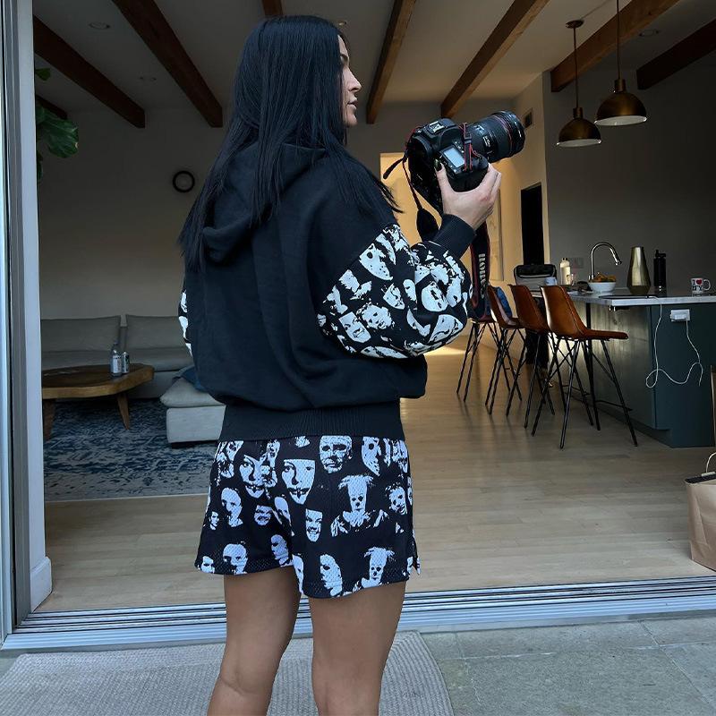 Product Introduction of American Rain Movie Character Shorts Male and Female Trendy Brand Casual Cool Quarter below the Knee Quick-Drying Breathable Pants Summer Menswear Lingerie Trouser Tropical 18