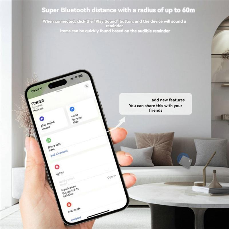 For Magicard Mini Wallet Tracker Card IP68 Tracking Location GPS Locator Smart Tag Item Tracker For Find My APP - Image 5
