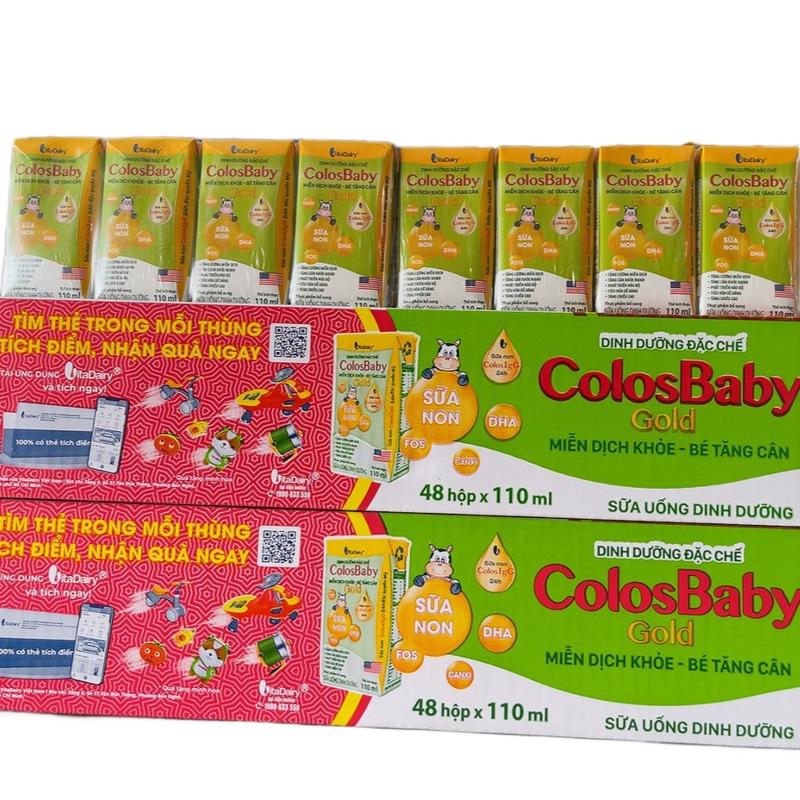 VitaDairy - 1 thùng sữa hộp COLOSBABY gold 110ml Cho bé trên 2 tuổi