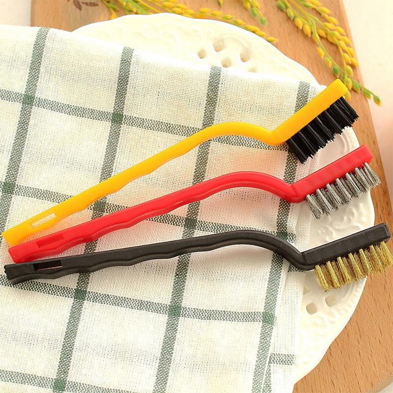 Bộ 3 cây chà bếp ga lông cứng Living C, bằng thép vệ sinh chuyên dụng đa năng 4