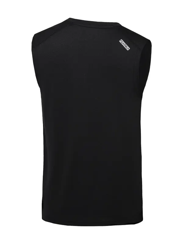 Men's Solid Color Graphic Sports Vest, Casual Breathable Comfortable Sports Tank Top for Gym Workout Running, Mens Sportswear for All Seasons 3