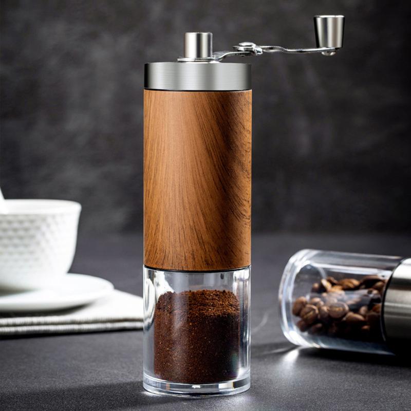 Máy Xay Cà Phê Thủ Công HEHUS Có Thể Điều Chỉnh Cho Espresso Pha Lạnh Máy Ép Kiểu Pháp Đổ Lên Máy Xay Hạt Cà Phê Vân Gỗ Bền