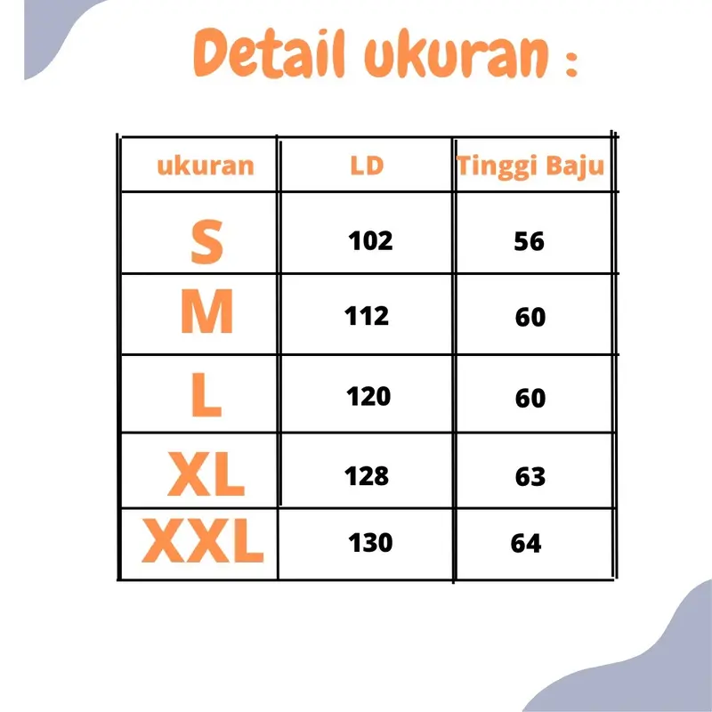 baju lambung lengan panjang dan pendek 1
