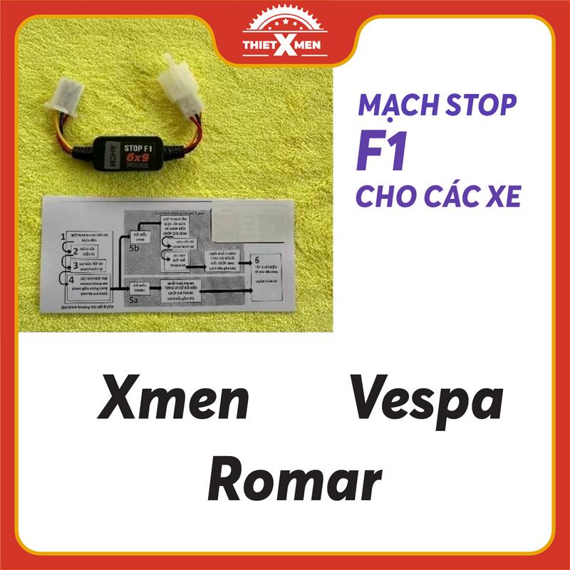Mạch Nháy Hậu Xe Máy Điện Stop F1 Và Demi 6*9 Nháy Cho Pha Hậu Led X Men Vespa Romar ,Xnem NEO,Xmen JEEK