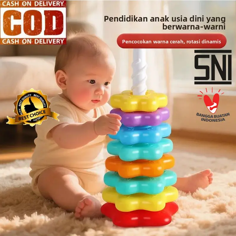 MAINAN EDUKASI ANAK RODA PUTAR SPIN WHEEL MAINAN EDUKASI MEMASUKKAN ...