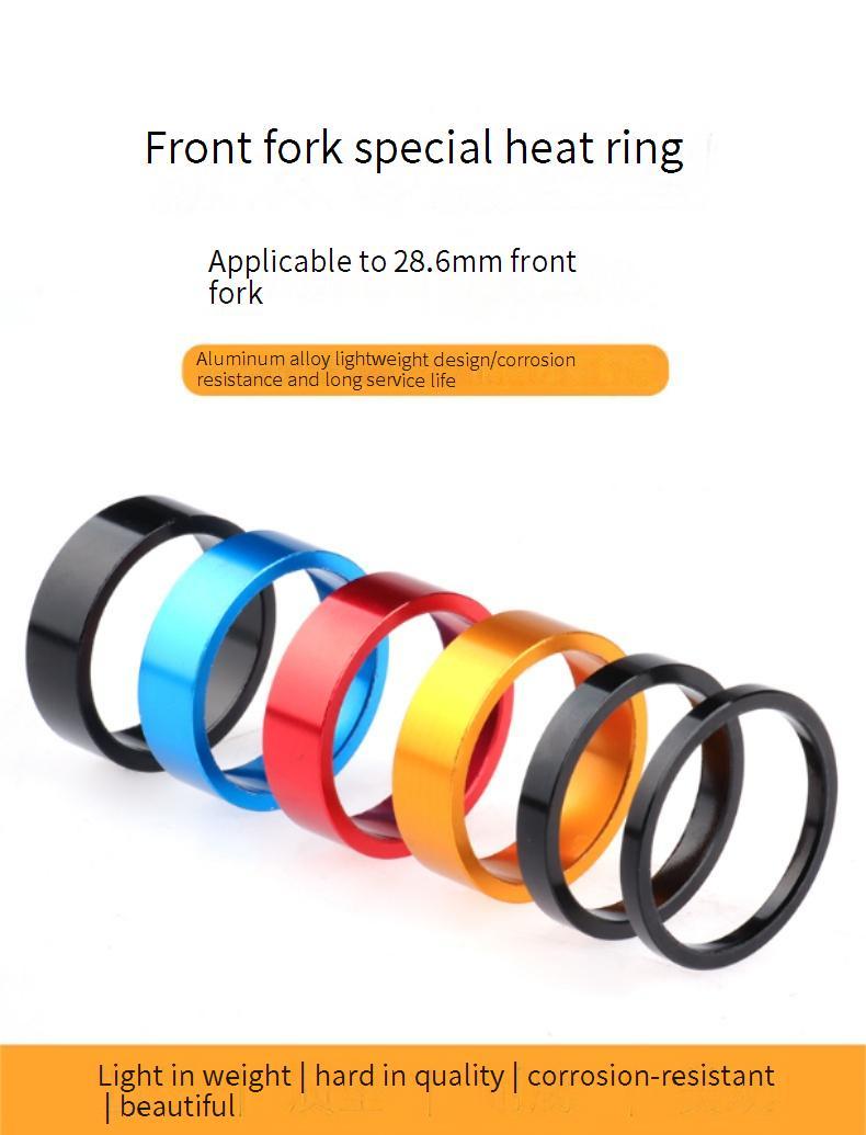 Product Introduction of Bicycle Fork Washer Handlebar Washer Aluminium Coloured Washer Washer Ring 5/3/10mm Wrist Pads 0