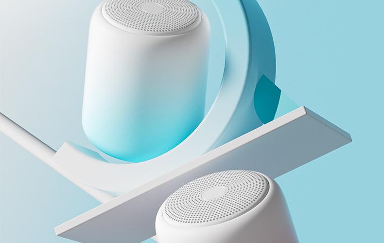 Product Introduction of 1Pcs Macaron Waterproof Car Outdoor Wireless Mini Bluetooth Speaker 1200mAh 2