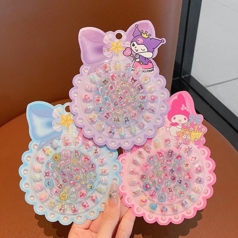 Set dán móng hoạt hình Sanrio cho bé yêu, set dán trang trí móng cho bé gái Làm Nail 6
