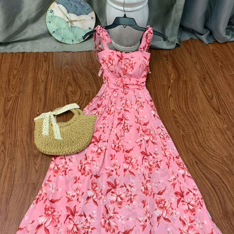 D2D 01 0035 Đầm maxi voan thiết kế. Freesize 50-62kg. 3